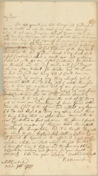 Lettre à Allice Jones, Concord, Massachusetts, 7 octobre 1755