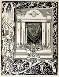 page de "Judah", un recueil de ballades du poète non juif Börries von Münchhausen 1900