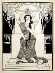 page de "Judah", un recueil de ballades du poète non juif Börries von Münchhausen 1900