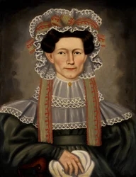 Dame de la maison de Squire Williams, vers 1829