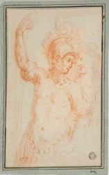 Soldat romain et femme