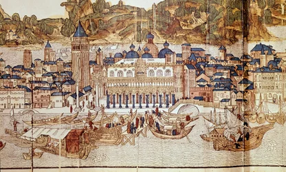 Vue de Venise (Palais des Doges, Place Saint-Marc)