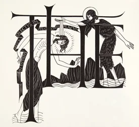 Le Baptême de Jésus par Jean-Baptiste des Quatre Évangiles