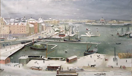 Stockholm sous la neige