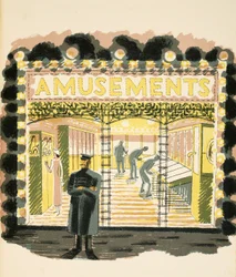 Salle de jeux, illustration de 