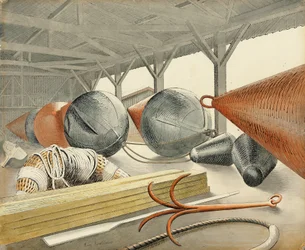 Bouées et grappin, 1933