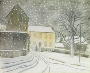 Route de Halstead sous la neige