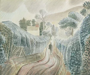 Après-midi pluvieux, 1928