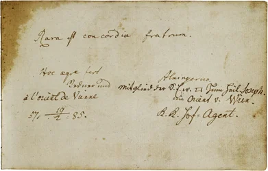 Album pour un franc-maçon (Johann Georg Kronauer)