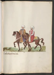 Bourgeois de Constantinople à cheval