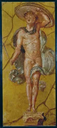 Porteur de fleurs, Pompéi, Italie (fresque)