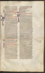 Pleine page : texte avec initiale
