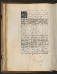Pleine page : texte avec initiale "S"...
