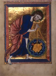 Dieu Père mesurant l