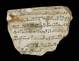 Dans une courte lettre, Qenherkhepechef demande à la dame Inerouaou de consulter une voyante à propos de la mort de ses deux enfants ...