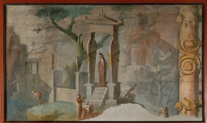 Paysage avec les rites d