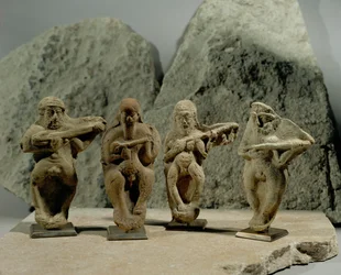 Les musiciens jouant du luth ...