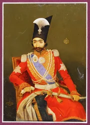 Nasser-al-Din Shah, roi Qajar de Perse ...