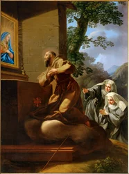 Saint Francois de Paula en extase - Saint Francis Paula in ecstasy ...