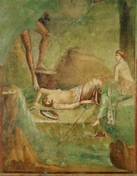 Ménade endormie (fresque)