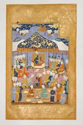 Tamerlane et les cinq princes lors d