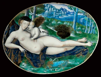 Vénus et Cupidon. Limoges ...