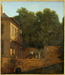 Vue prise a Essonne, pres de Corbeil ...