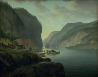 Svinesund près de Frederikshald en Norvège