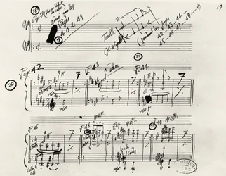 Manuscrit autographe de Parade