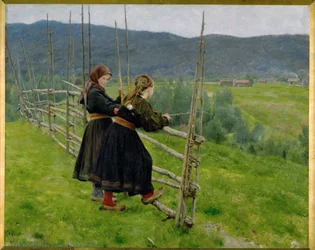 Dans la plaine. 1883 (peinture sur toile)