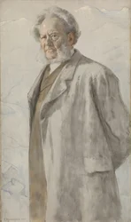 Portrait de Henrik Ibsen 1828-1906, 1895