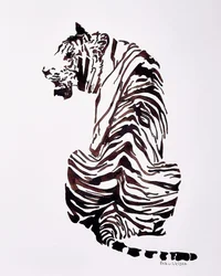 Le majestueux tigre rayé
