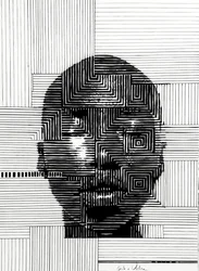 Portrait géométrique moderne