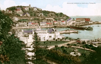 Jardins de la Princesse et Vane Hill, Torquay, Devon, début du 20e siècle