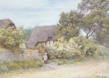 A Gloucestershire Cottage (aquarelle sur papier)