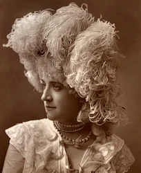 Miss Wadman, actrice britannique, 1888
