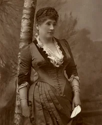 Mme John Wood, actrice et directrice de théâtre britannique, 1888