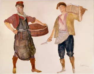 Maçon et tonnelier