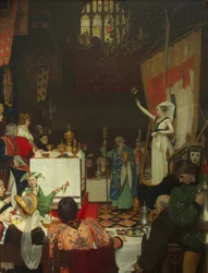 Édouard IV accueilli par William Canynges chez lui à Redcliff Street