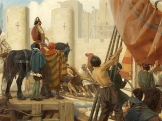 Robert, comte de Gloucester, construisant le grand donjon du château de Bristol en 1116