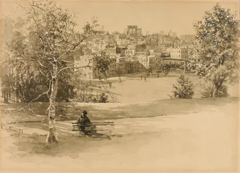 Vue sur la ville ( )