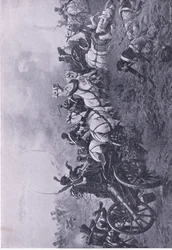 Capture de la batterie française par le 52e régiment d