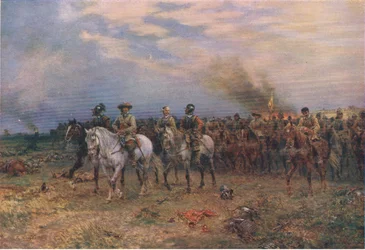 Cromwell à Marston Moor, illustration de L
