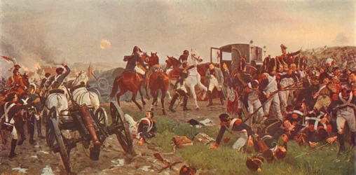Le soir de la bataille de Waterloo