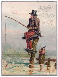 Carte de Noël victorienne d