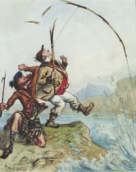 Le voyage de vacances de M. Lovejoy dans les Highlands, pêche au saumon, d