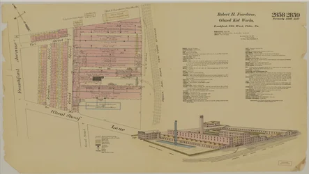 Frankford Ave. et Wheatsheaf Lane, Hexamer General Surveys, 1895