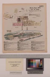 Marley Paper Mills, Maryland, Hexamer General Surveys, 1880