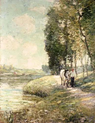 Route de campagne vers Spuyten, Duyvil, New York