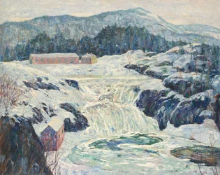 Chutes prises par les glaces